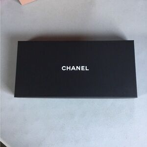 CHANEL EMPTY BOX ONE TISSUE SHEET LOGO PRINTED